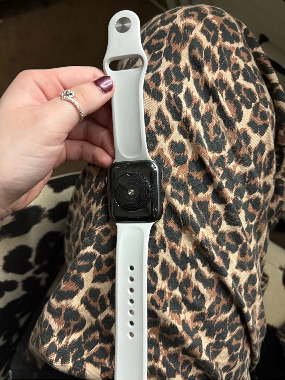 Apple Silicone Smartwatch Band in Pale Blue